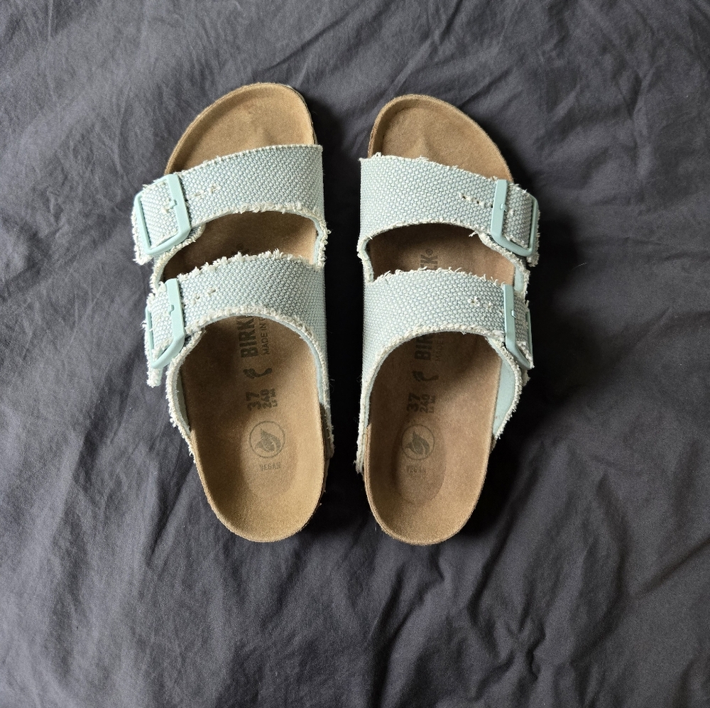 Birkenstock Arizona Vegan Light Blue